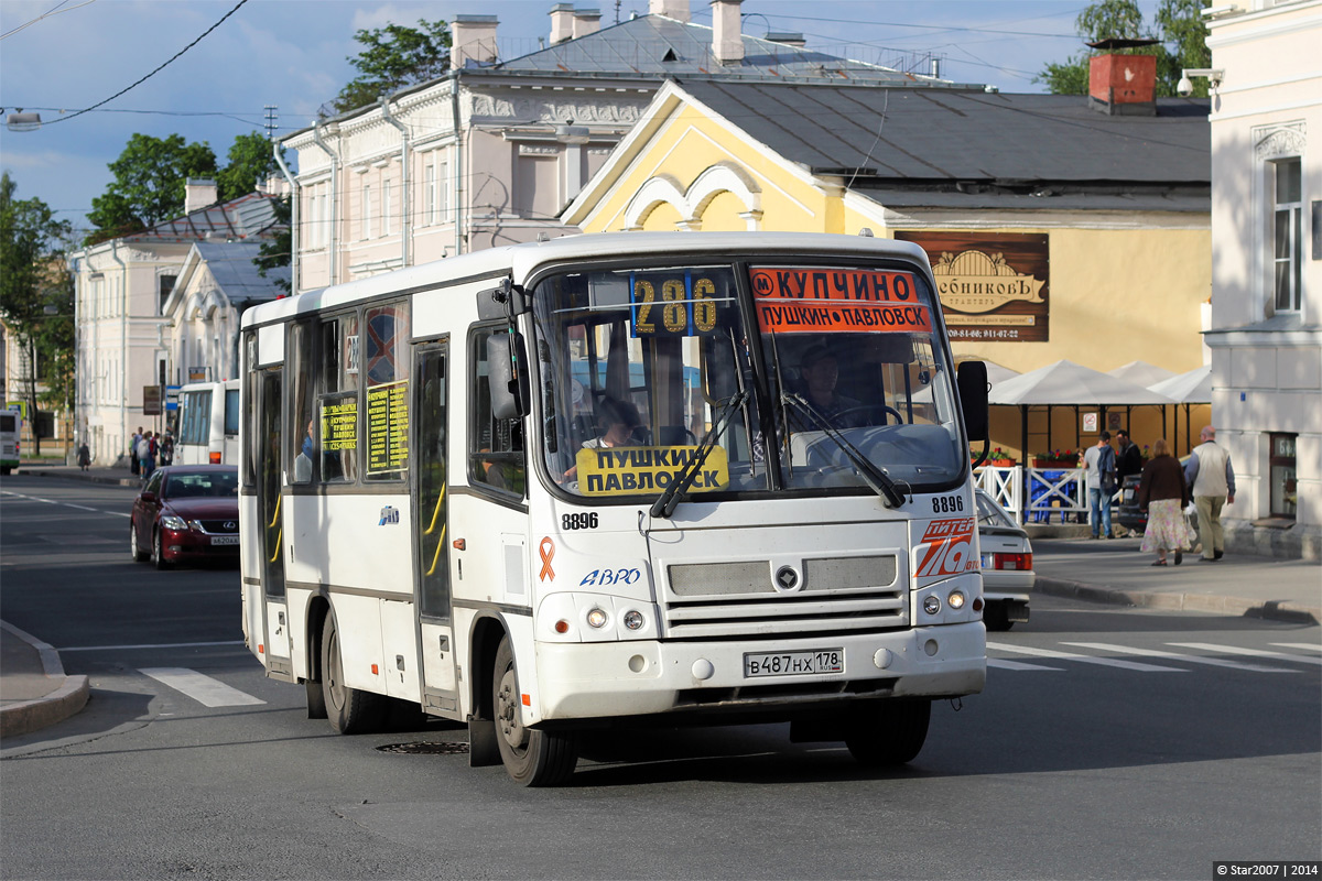 Санкт-Петербург, ПАЗ-320402-05 № 8896