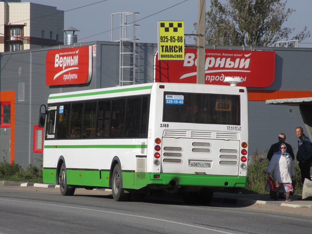 Санкт-Петербург, ЛиАЗ-5256.60 № 3749