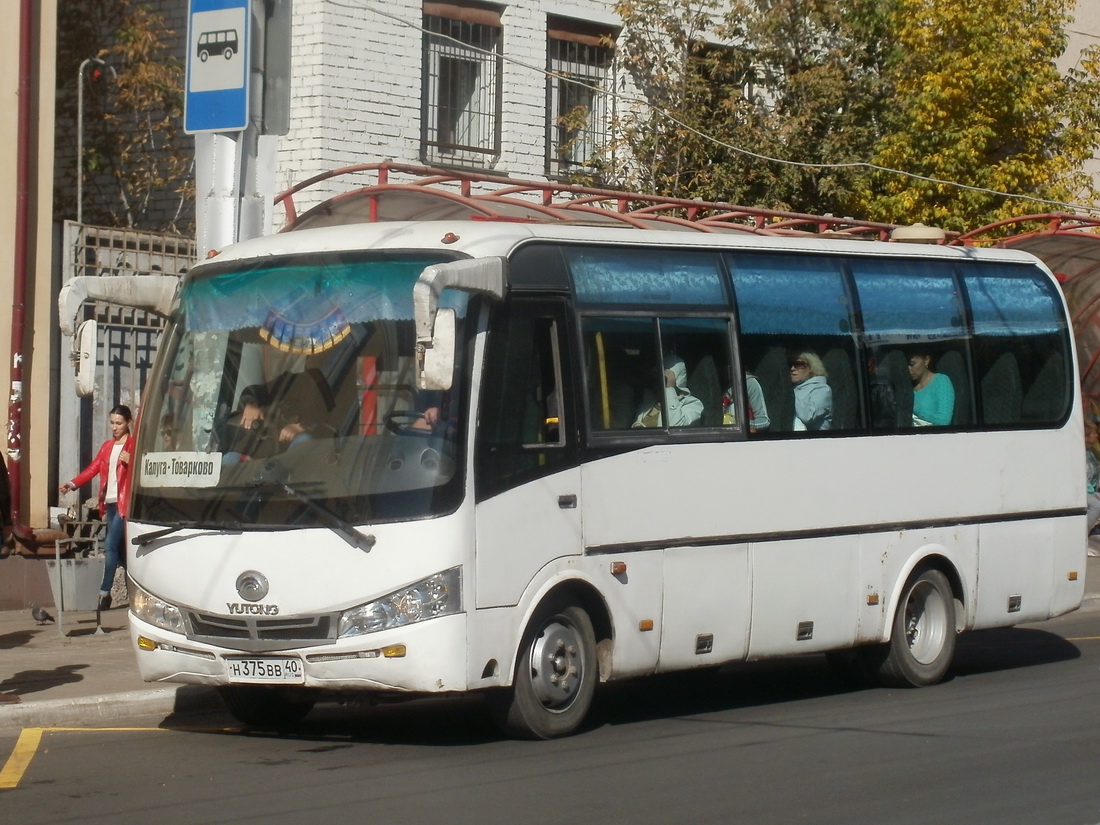 Калужская область, Yutong ZK6737D № Н 375 ВВ 40