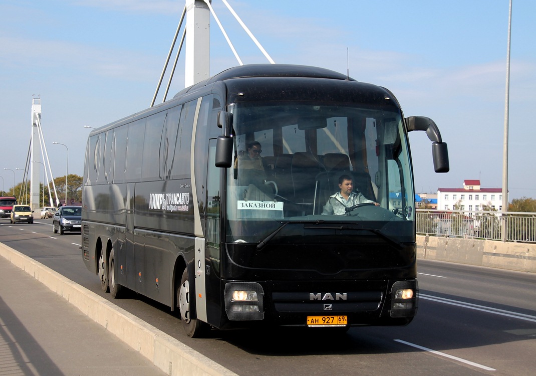 Тверская область, MAN R08 Lion's Coach L RHC444 L № АН 927 69