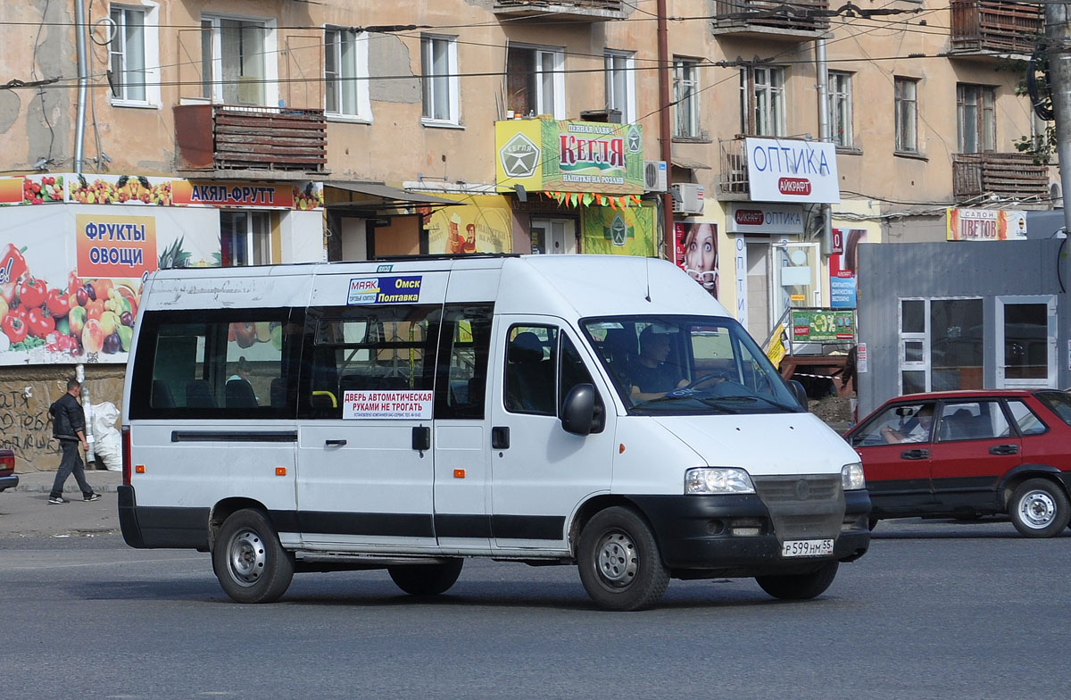 Омская область, FIAT Ducato 244 [RUS] № Р 599 НМ 55 — Фото — Автобусный  транспорт