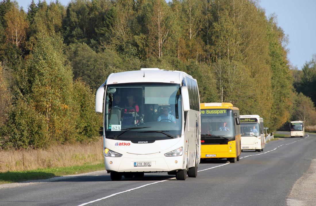 Эстония, Irizar New Century 12.37 № 218 BGS; Эстония — Ida-Virumaa — Автобусные станции, конечные остановки, площадки, парки, разное