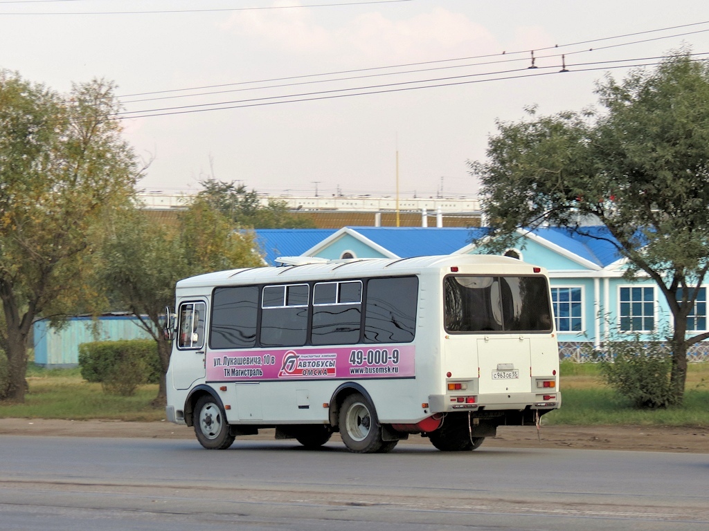 Омская область, ПАЗ-32053 № С 963 ОЕ 55