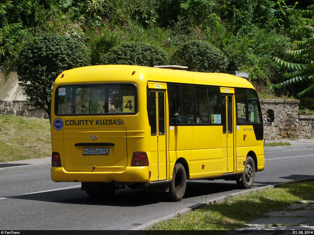 Ставропольский край, Hyundai County Kuzbass № М 553 ХЕ 26