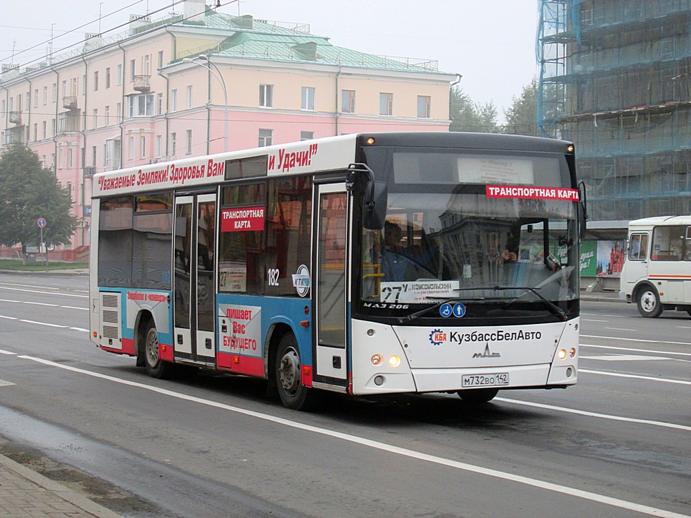 Kemerovo region - Kuzbass, MAZ-206.068 č. 182