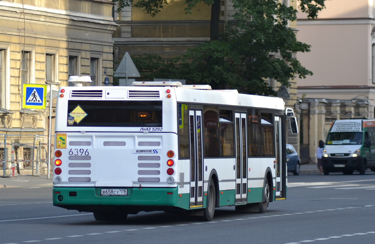 Санкт-Петербург, ЛиАЗ-5292.60 № 6396