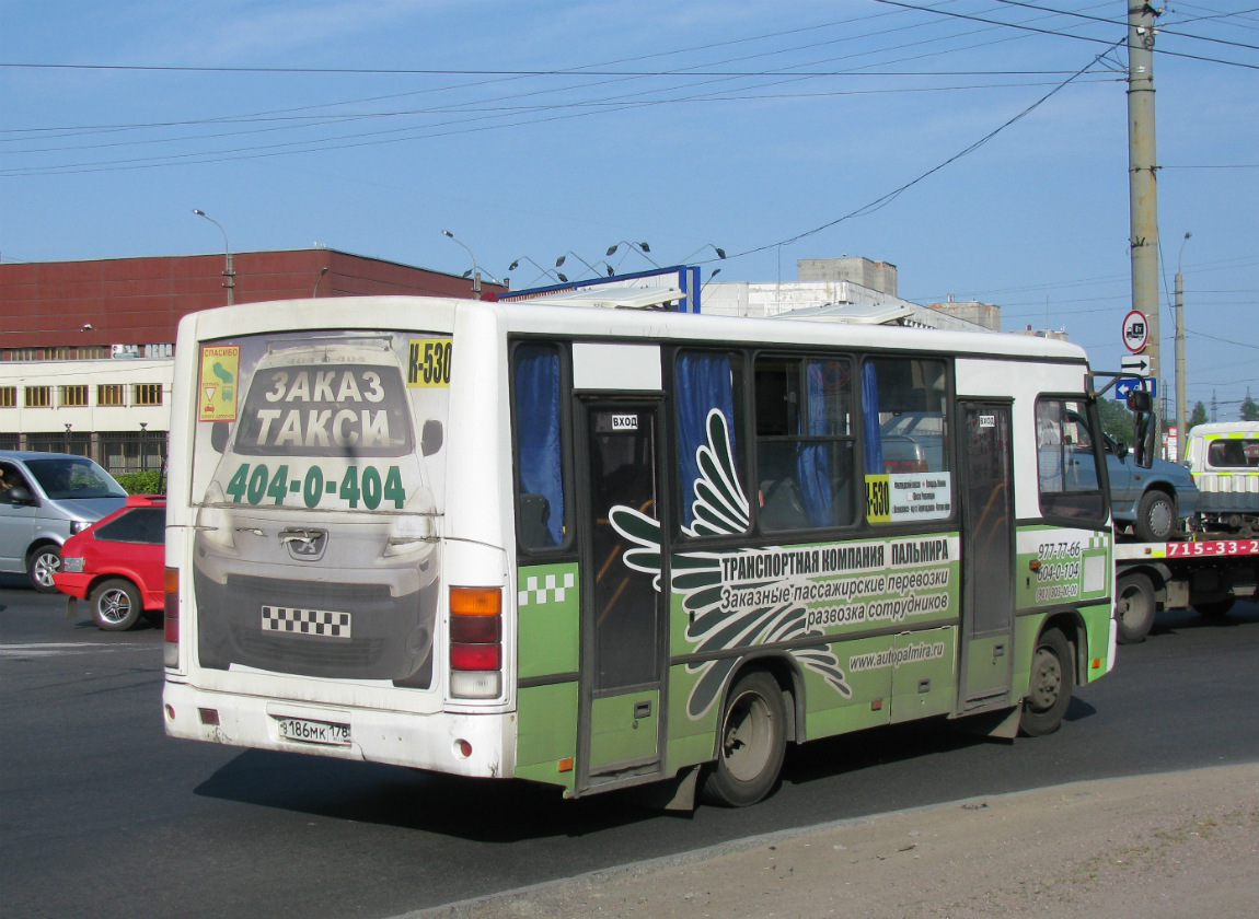 Санкт-Петербург, ПАЗ-320402-05 № В 186 МК 178