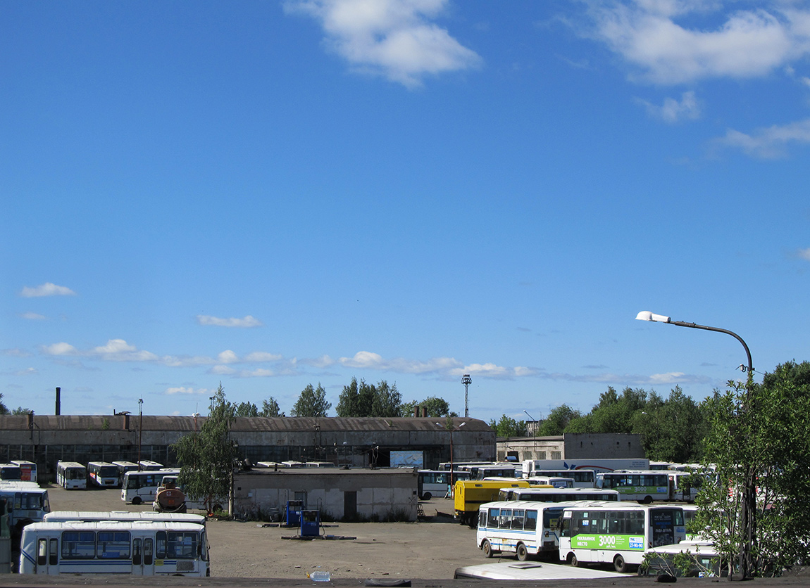Karelia — Автобусные парки, гаражи, стоянки