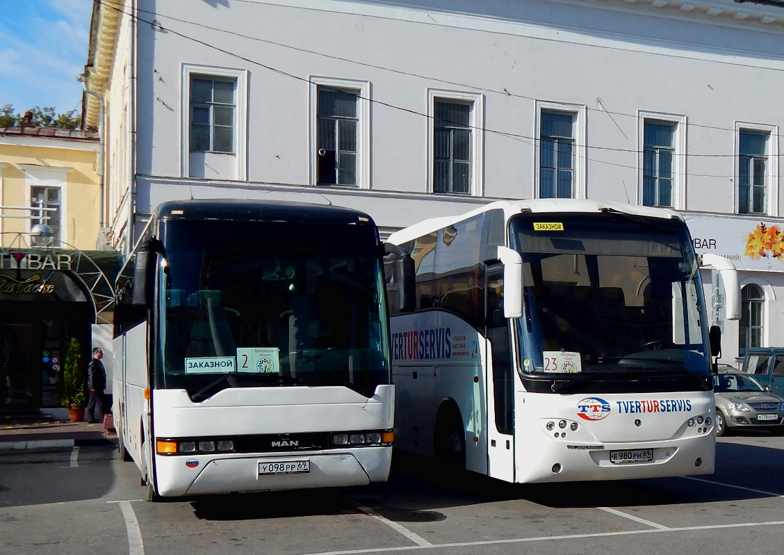 Тверская область, MAN A13 Lion's Coach RH*** № У 098 РР 69