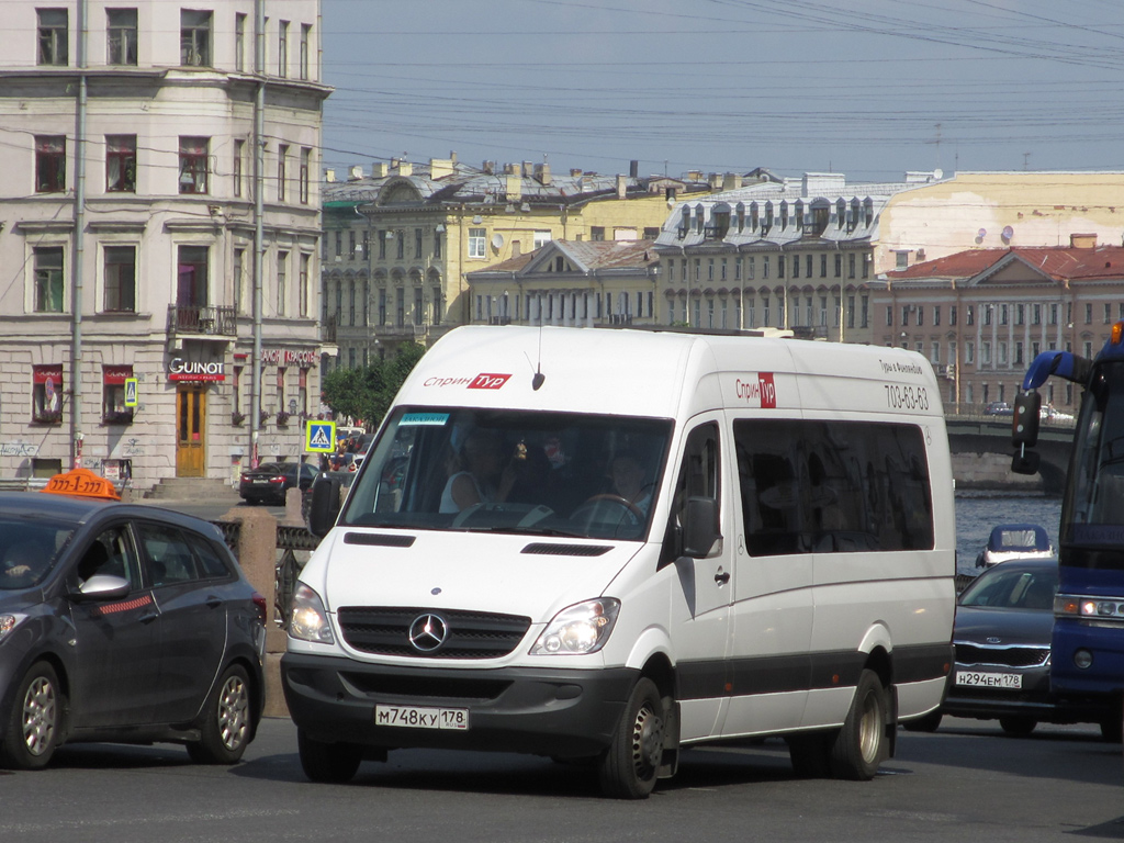 Санкт-Петербург, Луидор-22360C (MB Sprinter) № М 748 КУ 178