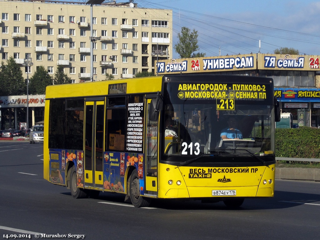 Санкт-Петербург, МАЗ-206.067 № В 874 ЕУ 178