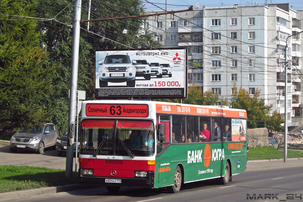 Kraj Krasnojarski, Mercedes-Benz O405 Nr В 854 КЕ 124