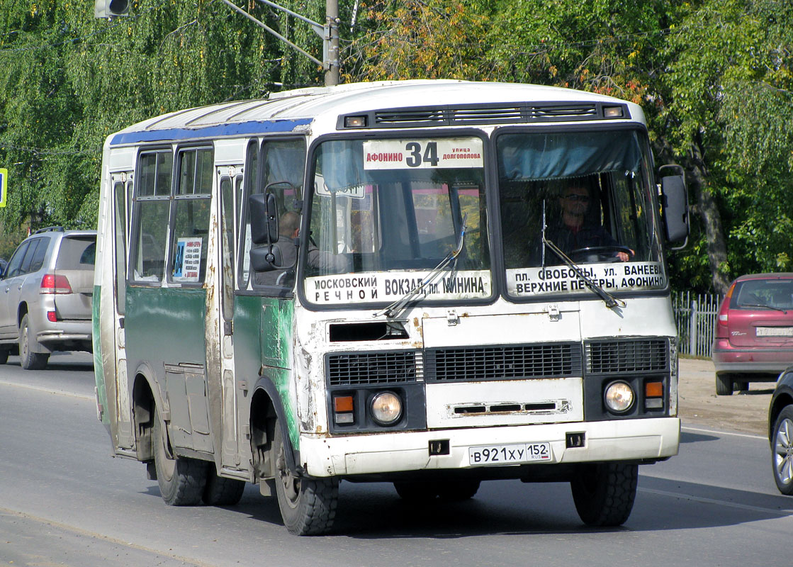 Нижегородская область, ПАЗ-32054 № В 921 ХУ 152