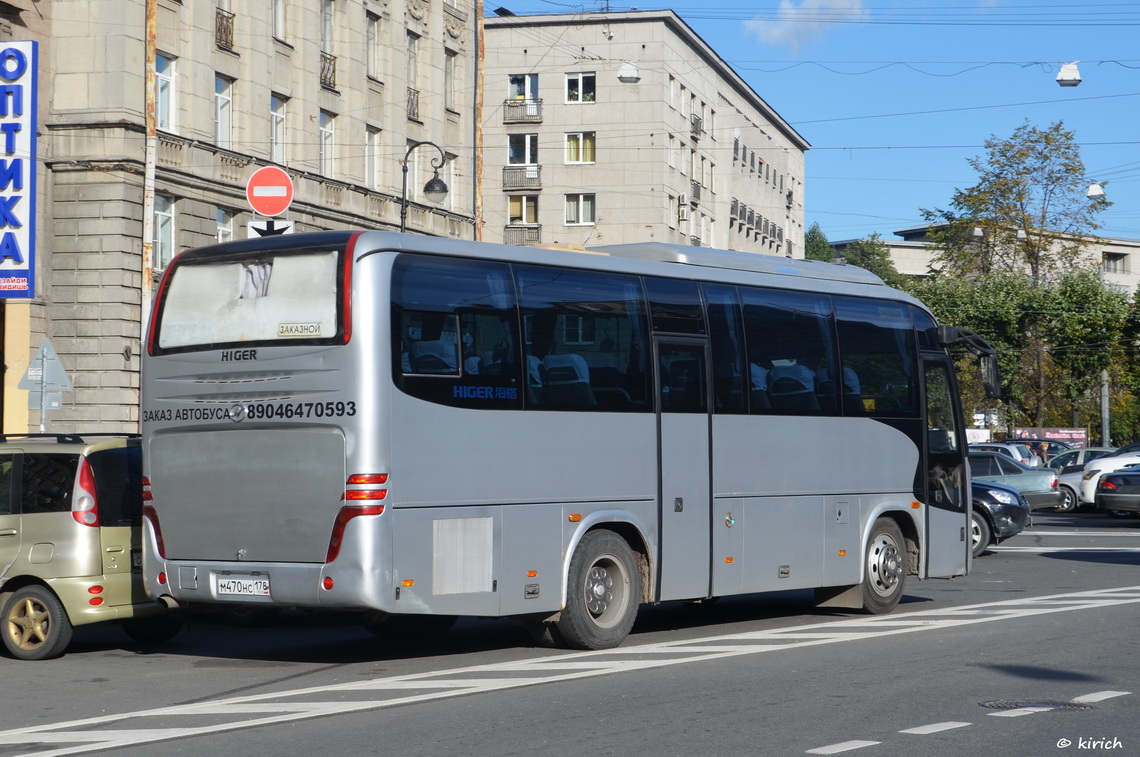 Санкт-Петербург, Higer KLQ6885Q № М 470 НС 178