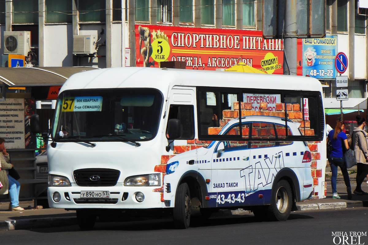 Орловская область, Hyundai County SWB (ТагАЗ) № У 890 НО 57