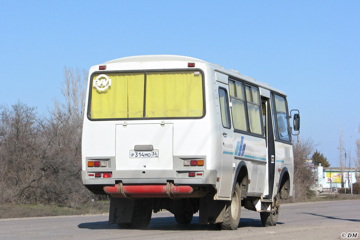 Волгоградская область, ПАЗ-3206-110 № 164