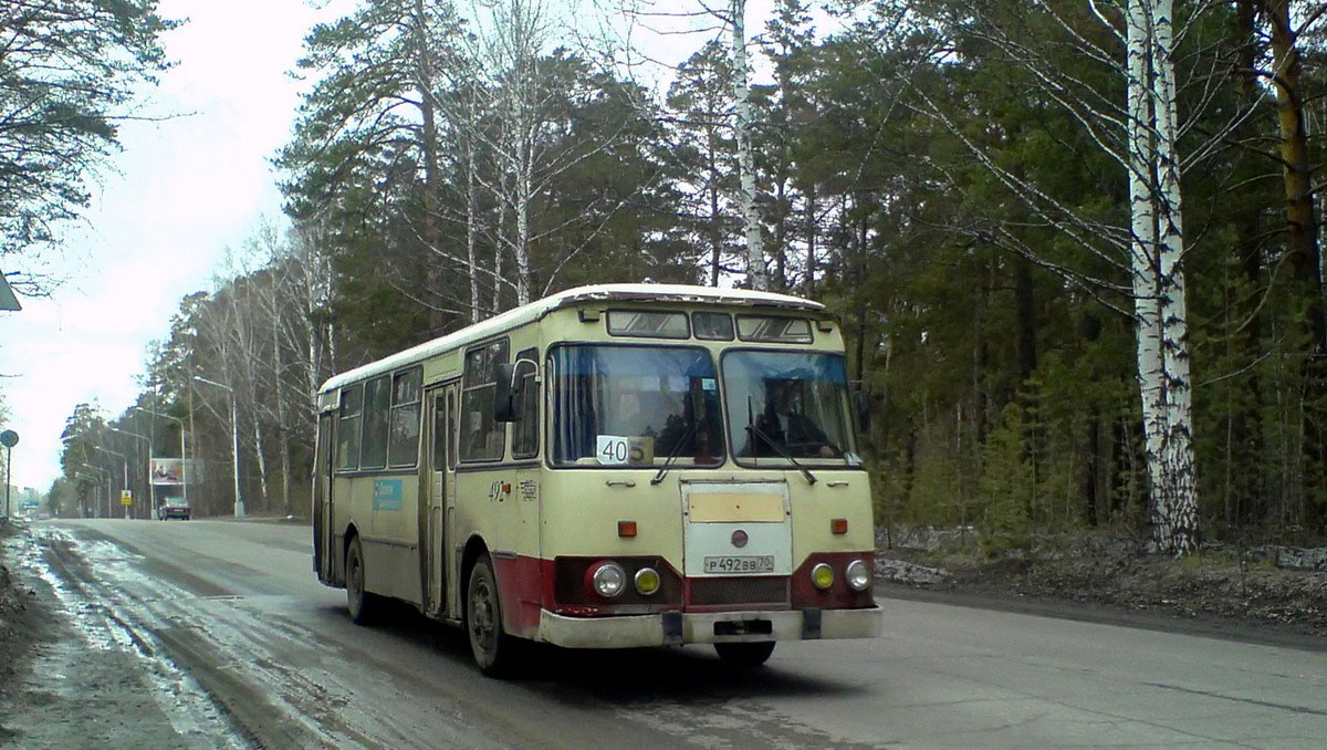 Томська область, ЛиАЗ-677М № Р 492 ВВ 70