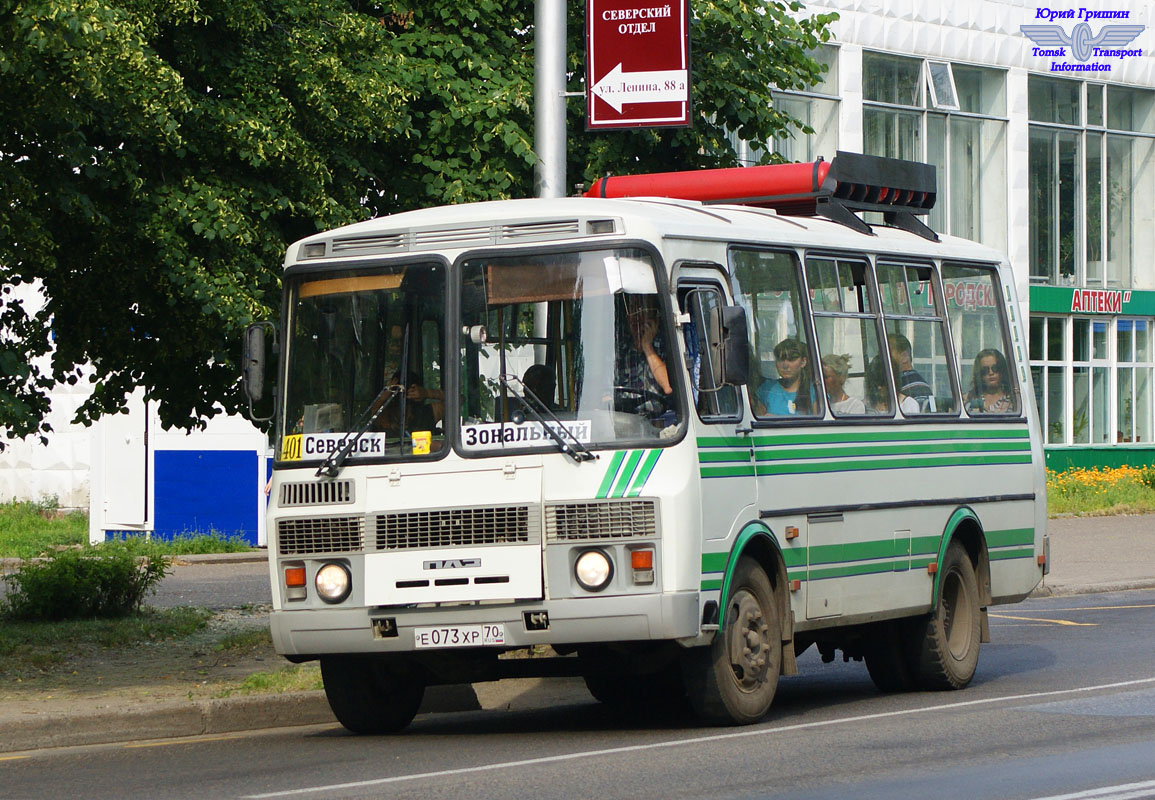 Томская область, ПАЗ-32054 № Е 073 ХР 70