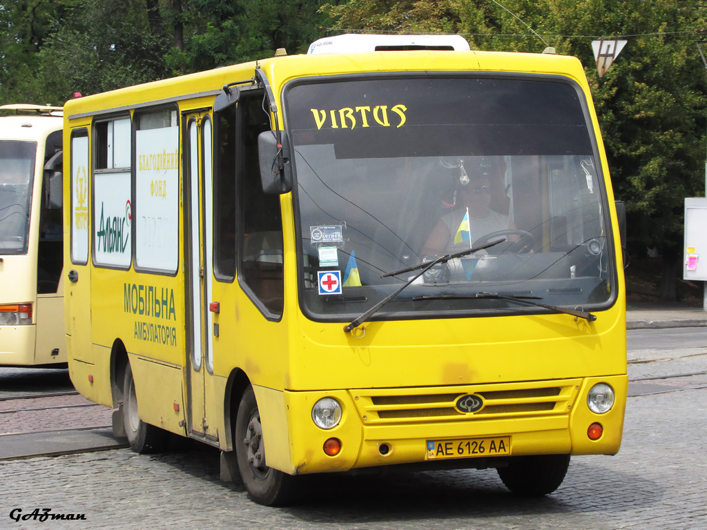Dnepropetrovsk region, Bogdan A06900 (MGK) Nr. AE 6126 AA