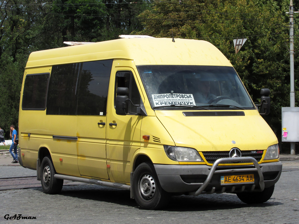 Днепропетровская область, Mercedes-Benz Sprinter W903 316CDI № AE 4634 AA