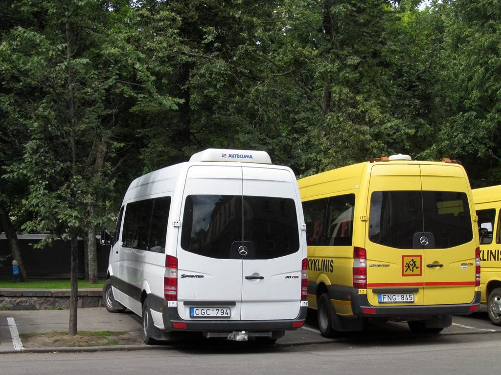 Литва, Mercedes-Benz Sprinter W906 311CDI № 01; Литва — Праздник песни 2014