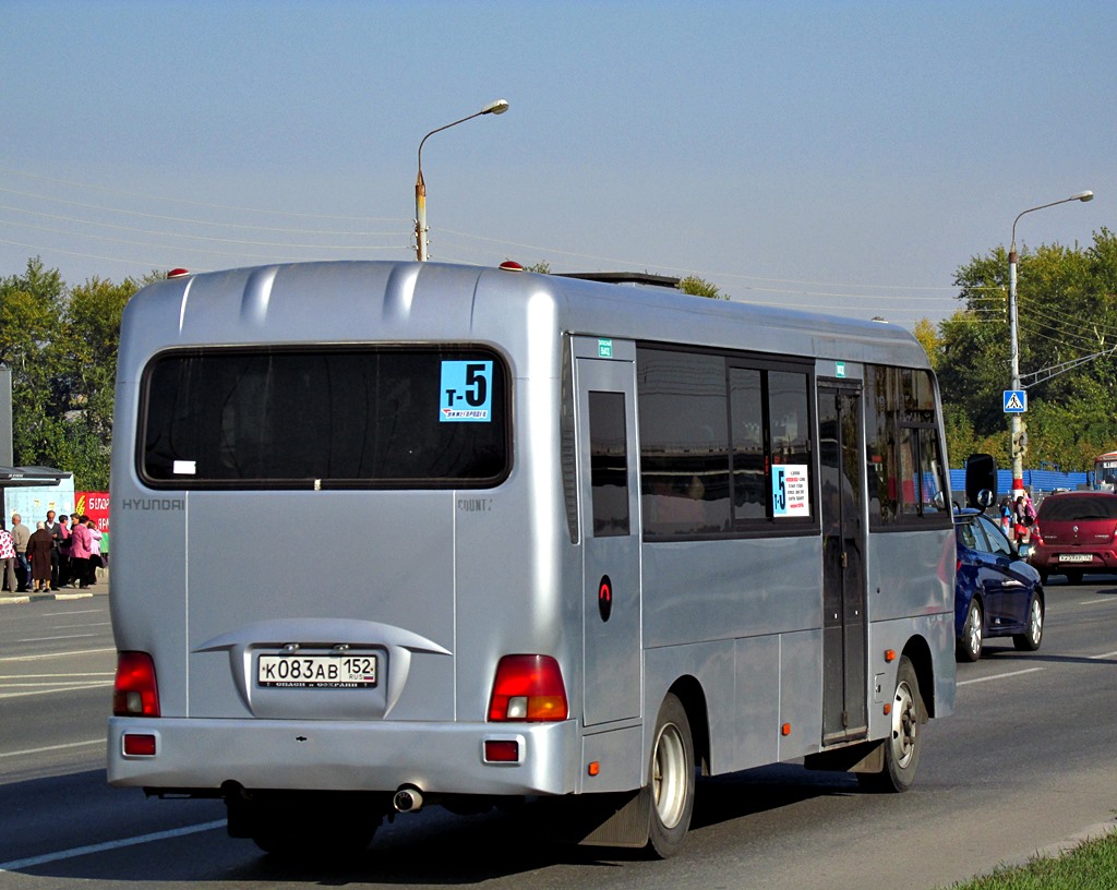 Нижегородская область, Hyundai County LWB C09 (ТагАЗ) № К 083 АВ 152