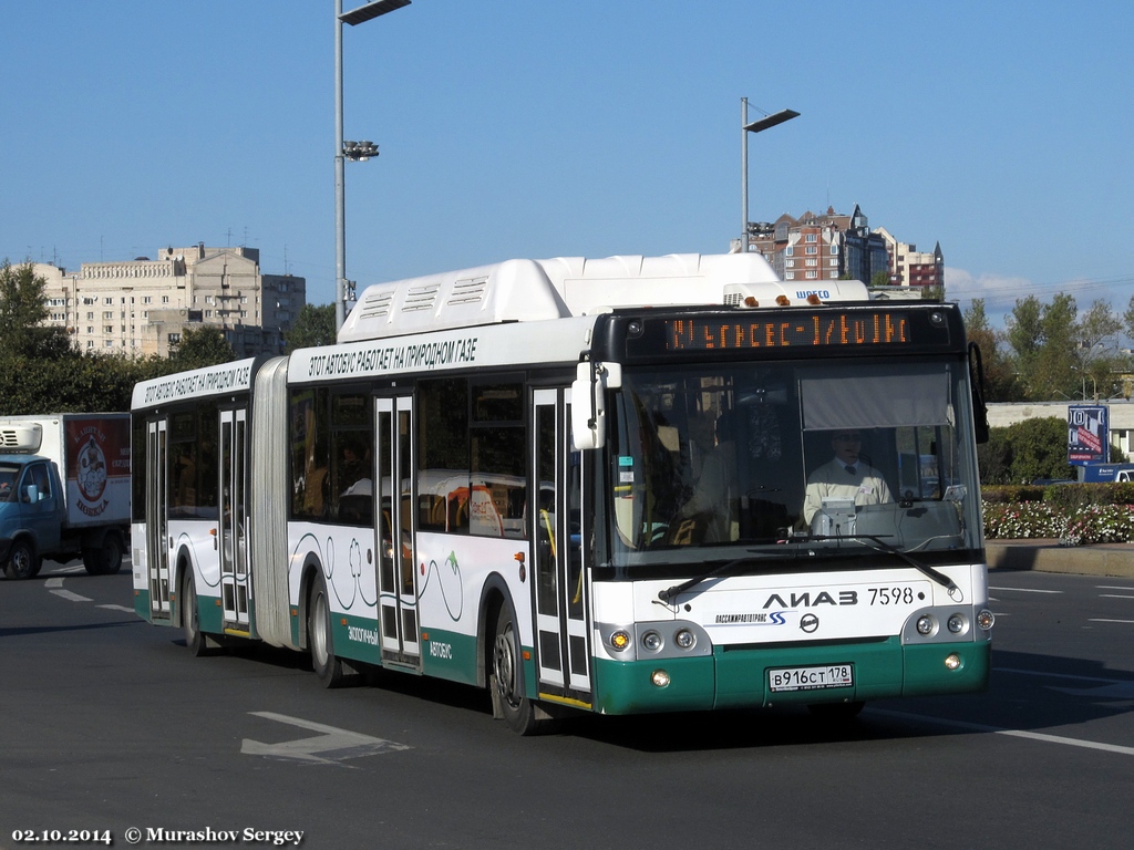 Sankt Petersburg, LiAZ-6213.71 Nr 7598