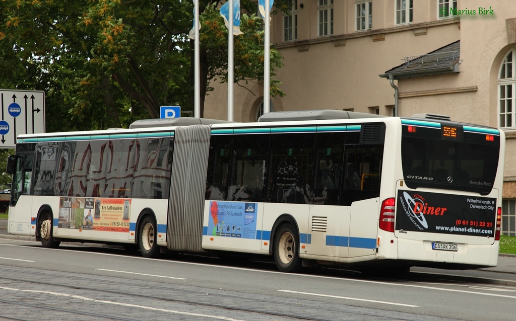 Гессен, Mercedes-Benz O530G Citaro facelift G № 206