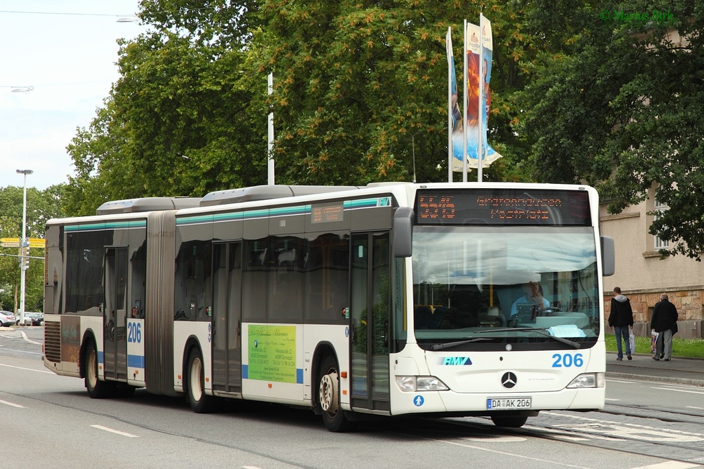 Гессен, Mercedes-Benz O530G Citaro facelift G № 206