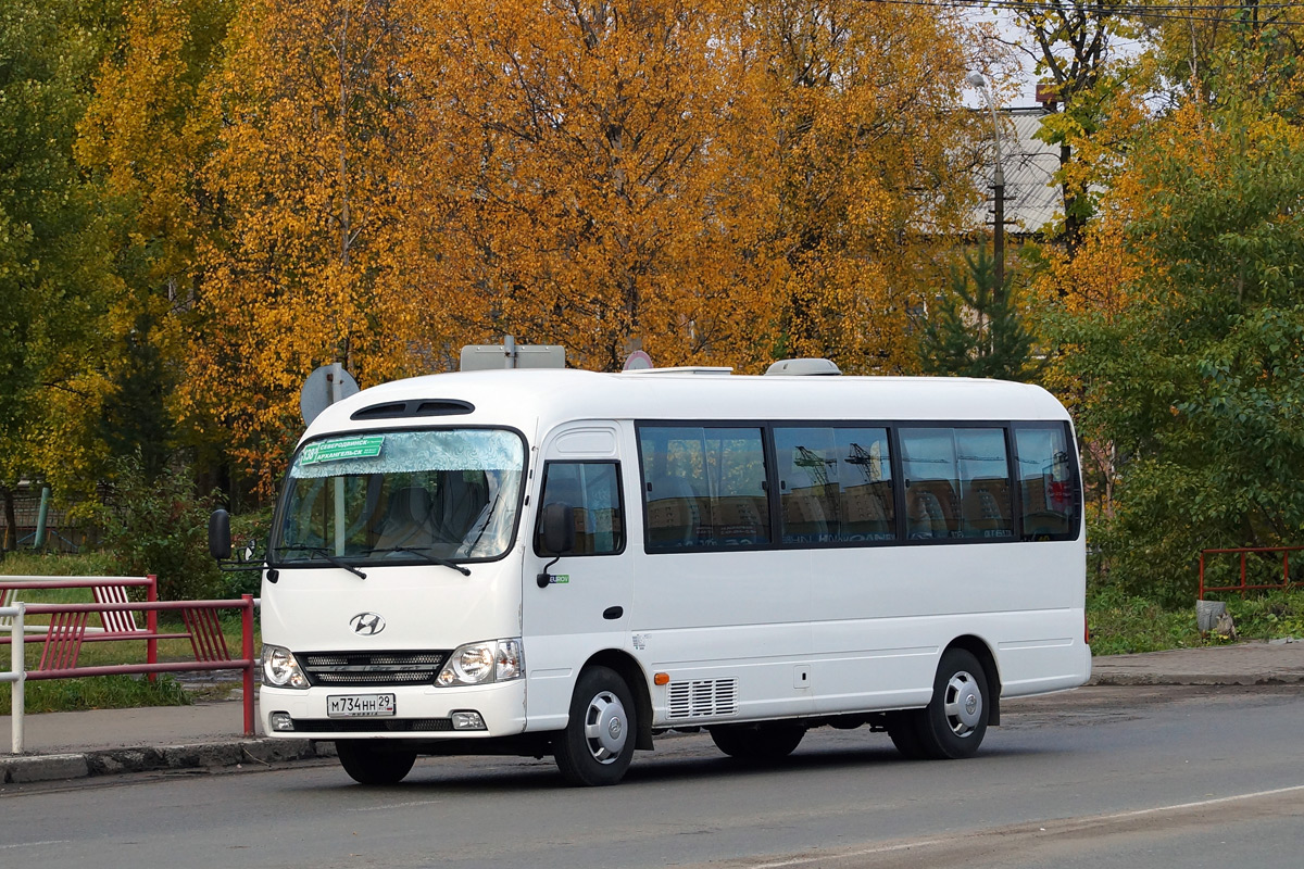 Архангельская область, Hyundai County Deluxe № М 734 НН 29