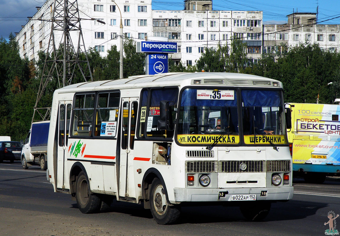 Нижегородская область, ПАЗ-32054 № В 022 АР 152