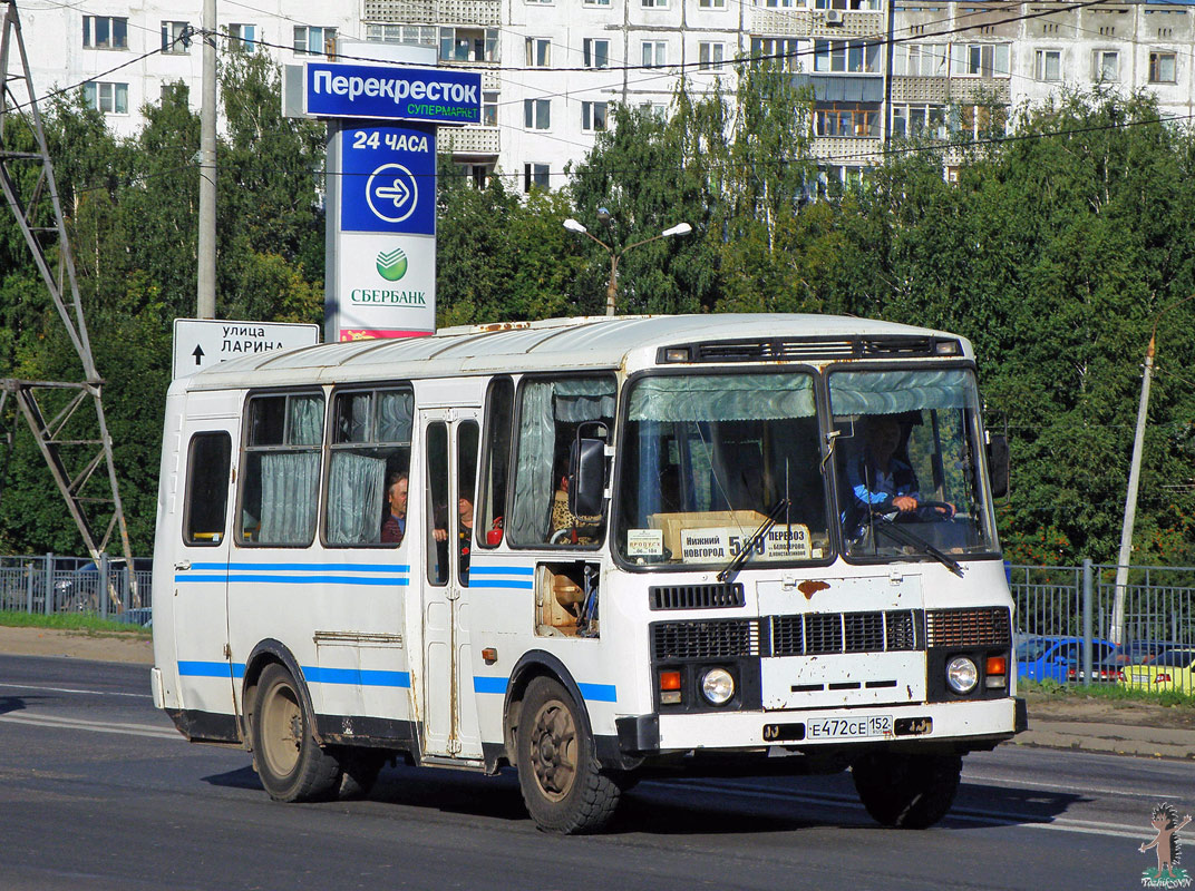 Нижегородская область, ПАЗ-32053 № Е 472 СЕ 152