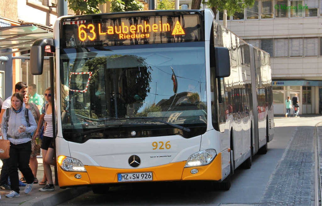 Рейнланд-Пфальц, Mercedes-Benz Citaro C2 G № 926