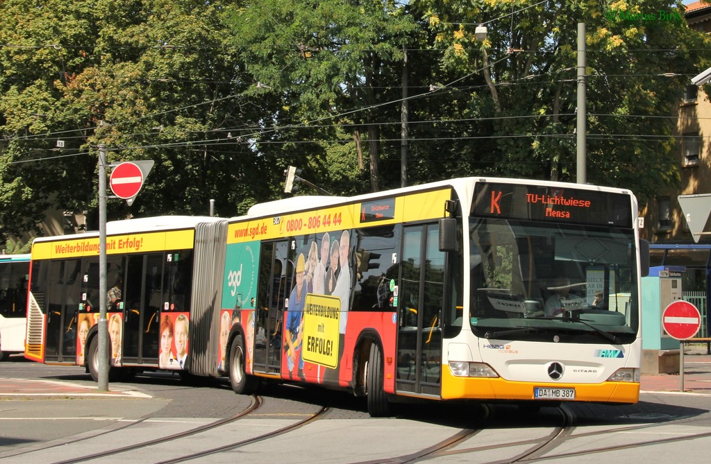 Гессен, Mercedes-Benz O530G Citaro facelift G № 387