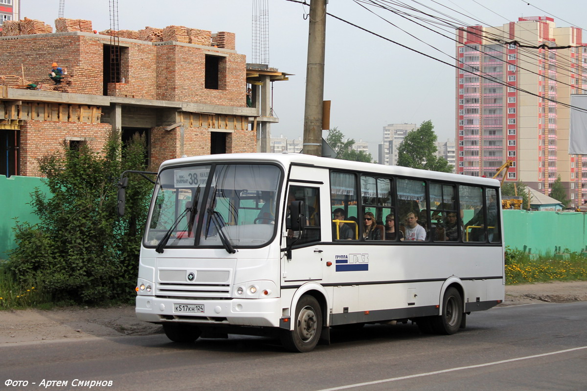 Красноярский край, ПАЗ-320412-05 № К 517 КН 124