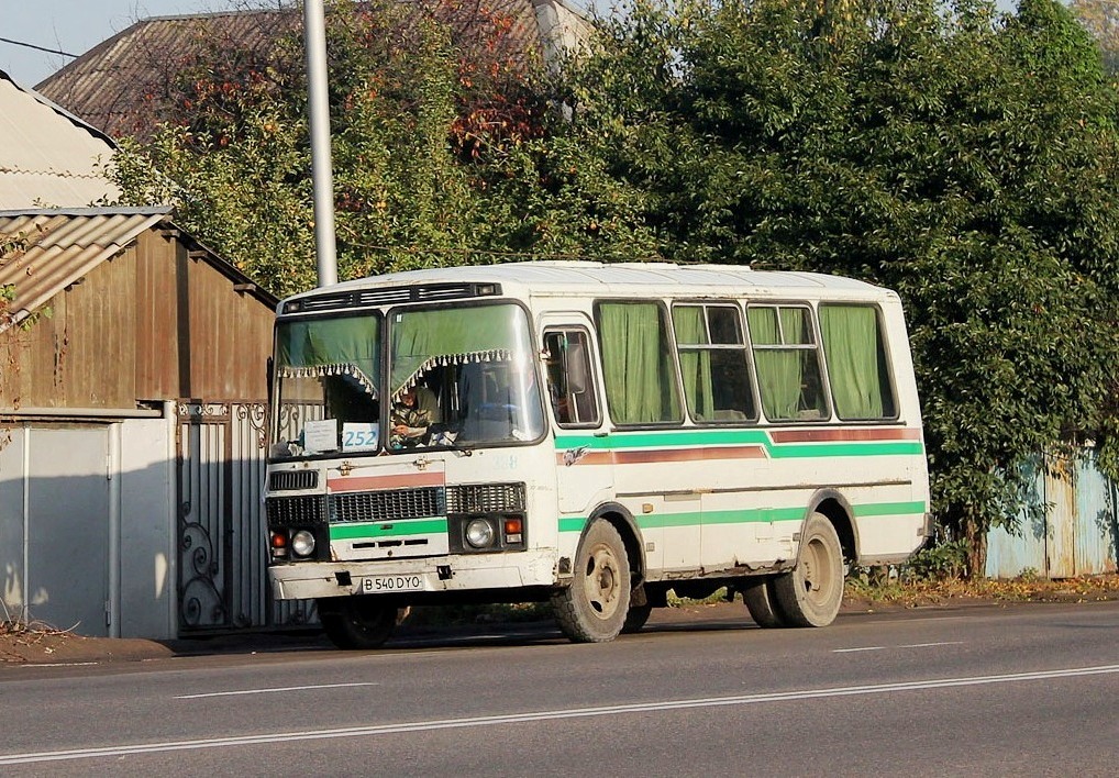 Алматинская область, ПАЗ-32051 № B 540 DYO