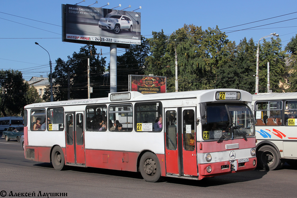 Voronezh region, Mercedes-Benz O305 # Е 217 ХС 36