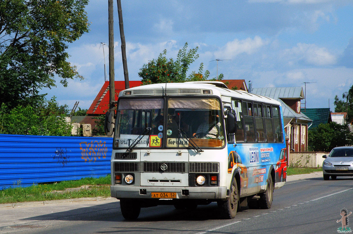 Нижегородская область, ПАЗ-4234 № АТ 034 52