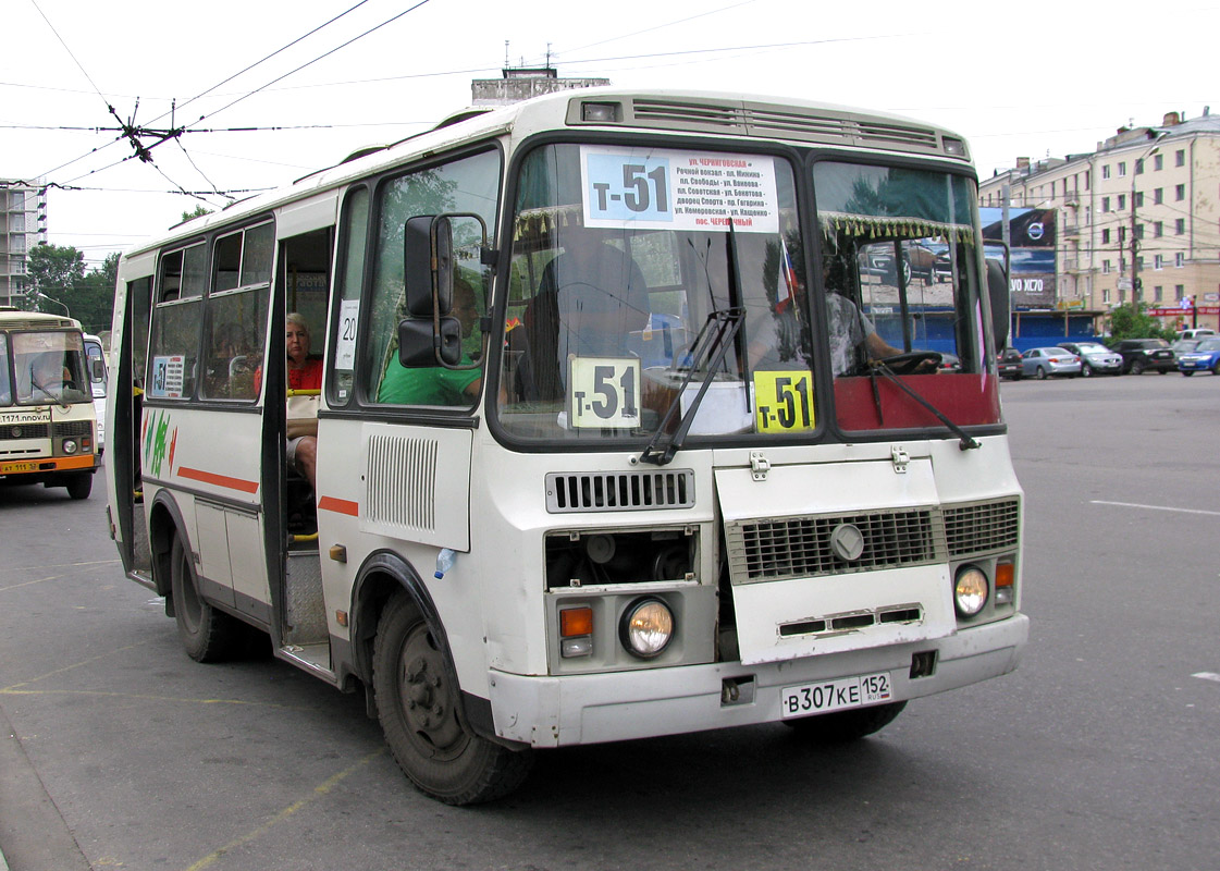 Нижегородская область, ПАЗ-32054 № В 307 КЕ 152