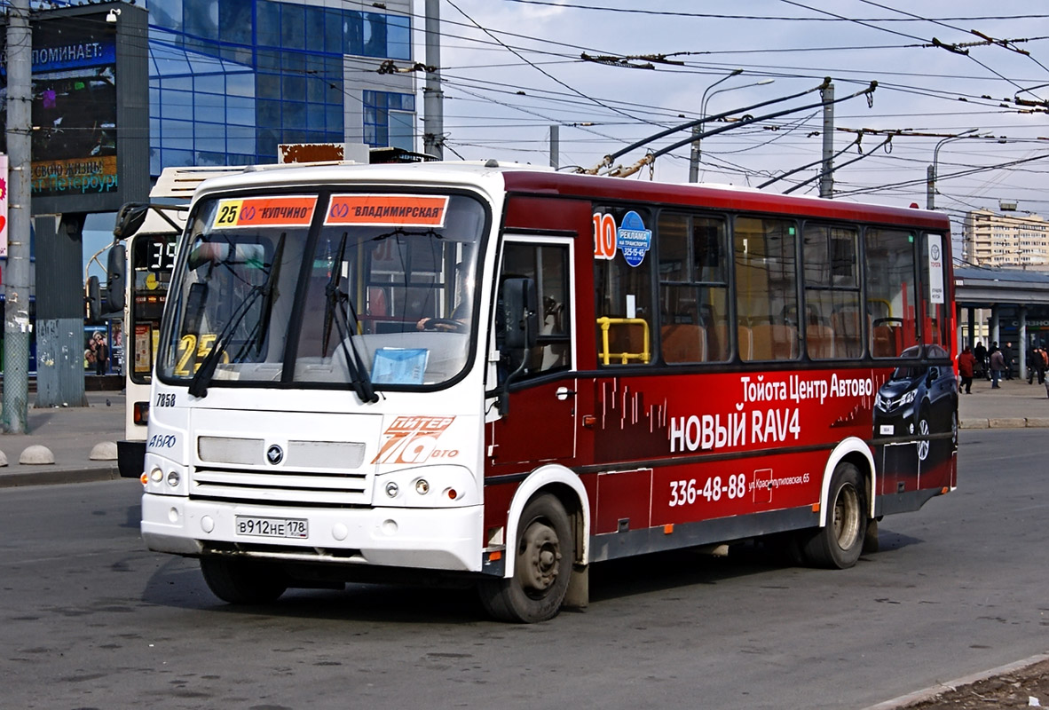 Санкт-Петербург, ПАЗ-320412-05 № 7858