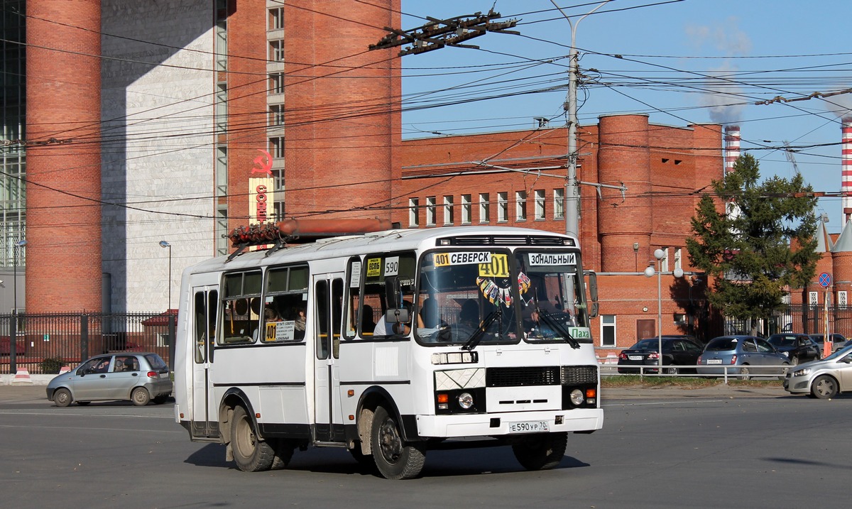 Томская область, ПАЗ-32054 № Е 590 УР 70