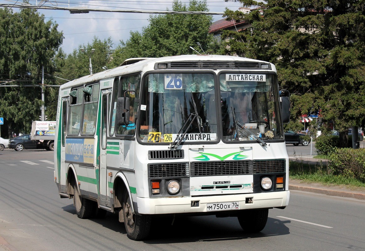 Томская область, ПАЗ-32051-110 № М 750 ОХ 70