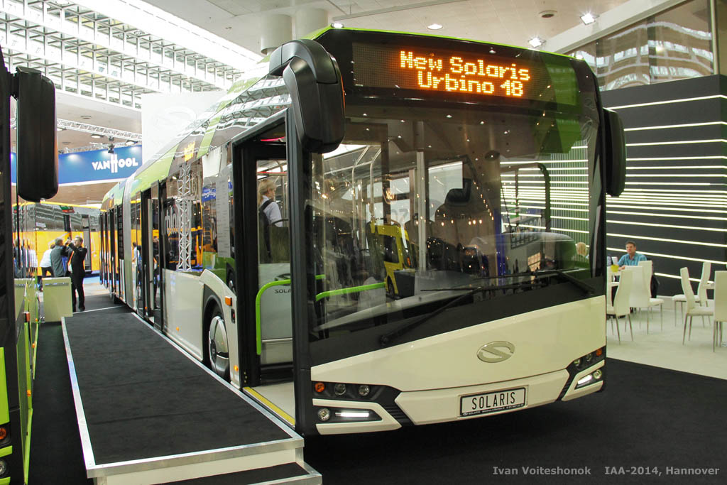 Польша, Solaris Urbino IV 18 № P0 899B; Нижняя Саксония — IAA Nutzfahrzeuge 2014