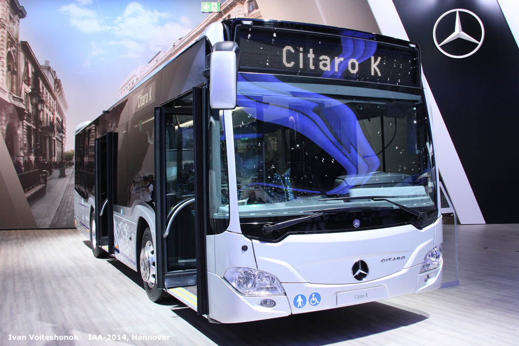 Баден-Вюртемберг, Mercedes-Benz Citaro C2 K № MA-MB 165; Нижняя Саксония — IAA Nutzfahrzeuge 2014