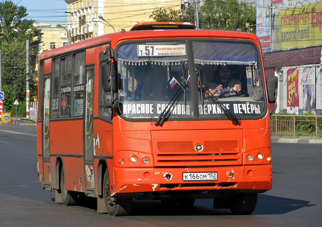 Нижегородская область, ПАЗ-320402-05 № К 166 ОМ 152