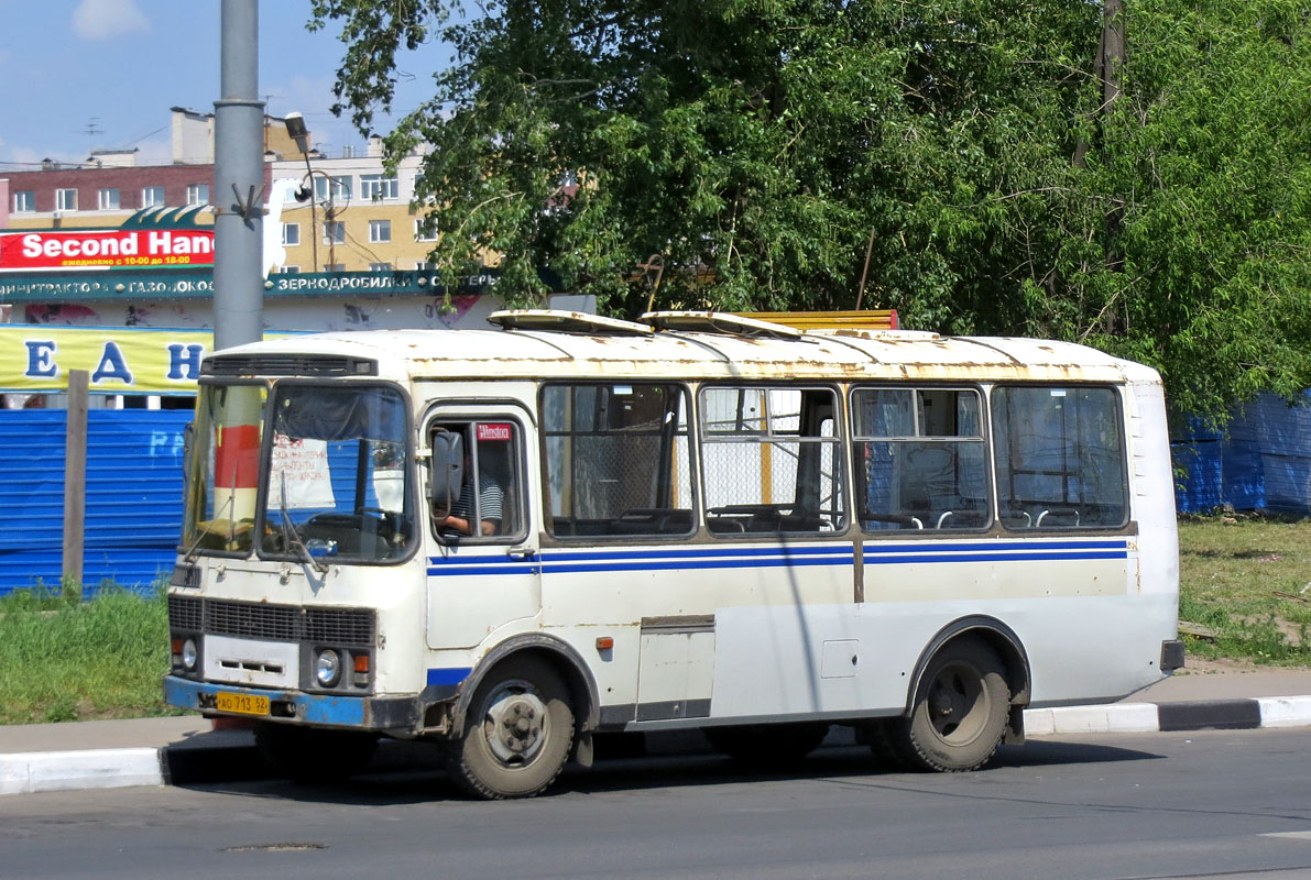 Нижегородская область, ПАЗ-32051-110 № АО 713 52