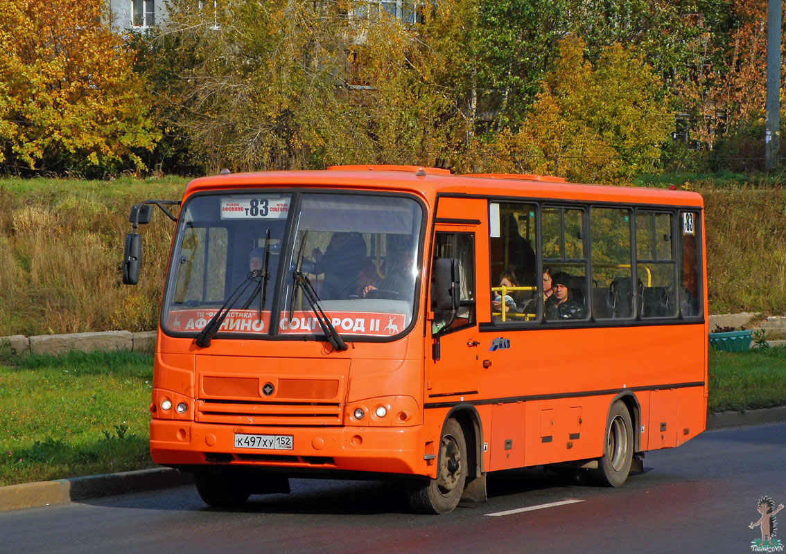 Нижегородская область, ПАЗ-320402-05 № К 497 ХУ 152