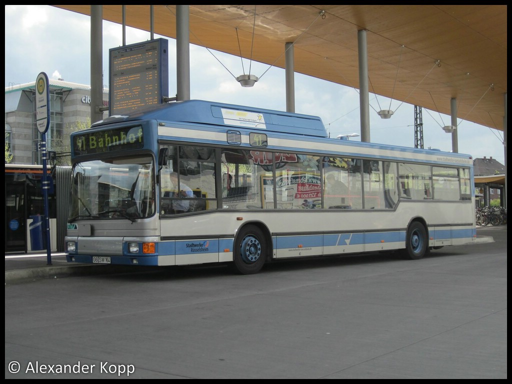 Гессен, MAN A15 NL232 CNG № 164