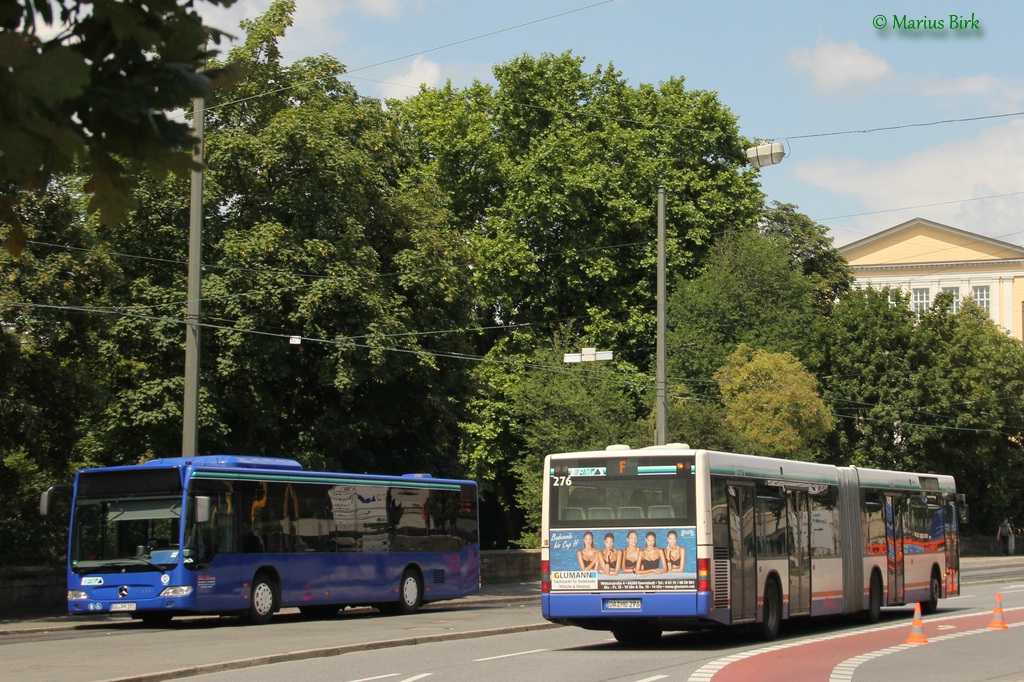 Гессен, Mercedes-Benz O530 Citaro facelift № GG-PM 281; Гессен, MAN A23 NG313 № 276