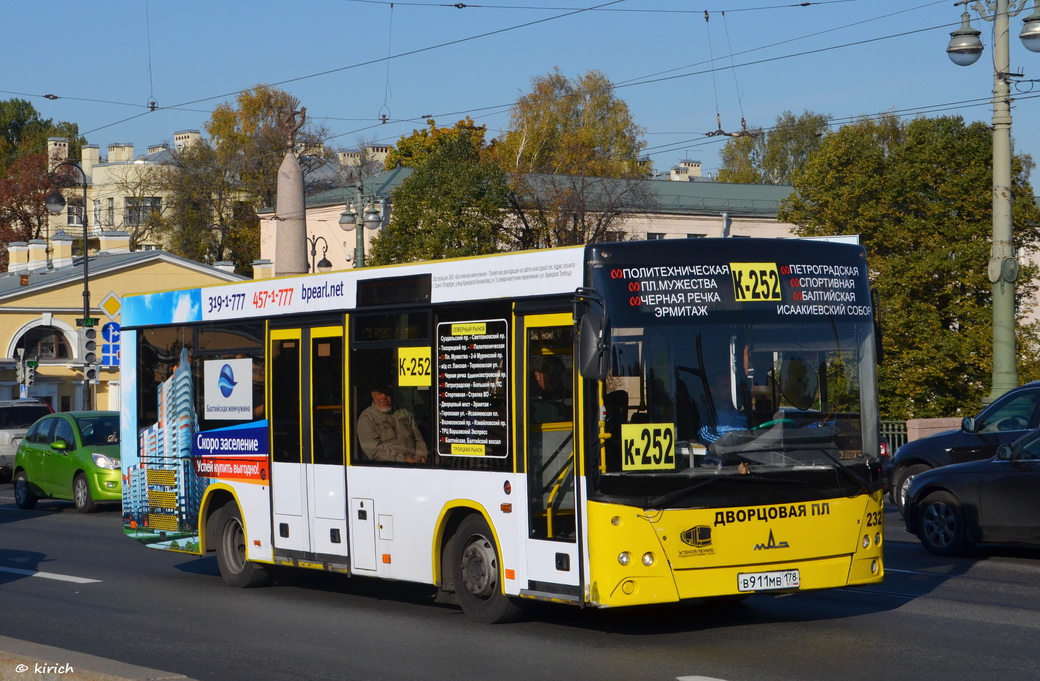 Sankt Petersburg, MAZ-206.068 Nr 232